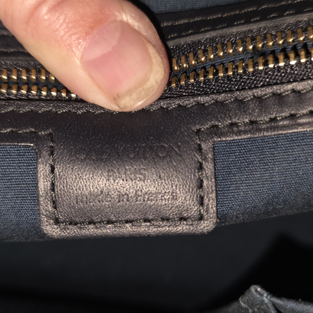 Louis Vuitton Navy Monogram Satchel - Picture 12 of 12